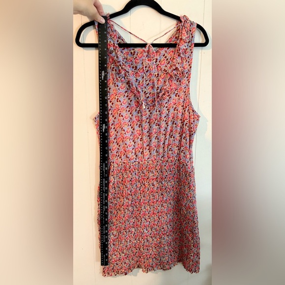 Free People Women's I'm Your Favorite Floral Mini Dress, Size L - Picture 13 of 15